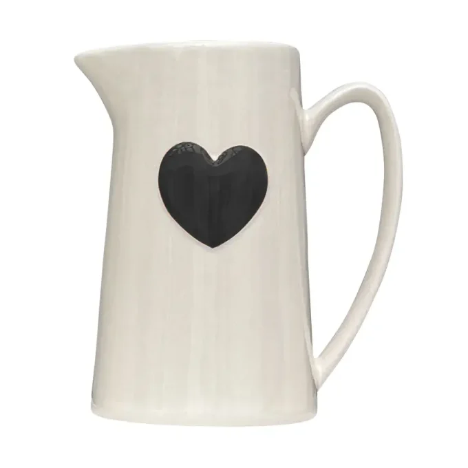 Pichet cœur gm noir