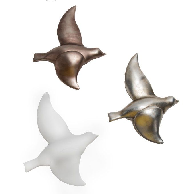 Oiseaux à accrocher blanc