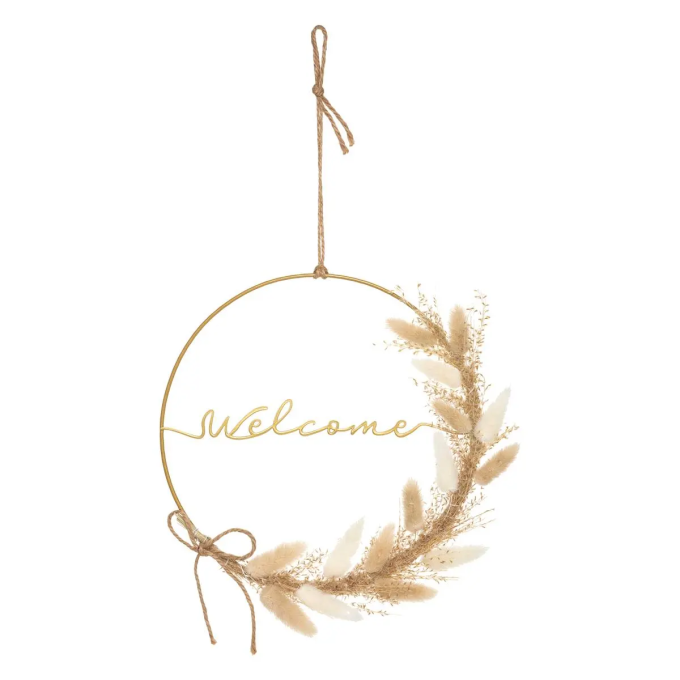 Déco murale fleurs séchées 