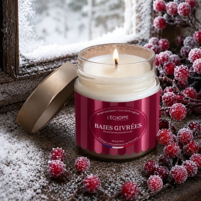 Bougie parfumée Baies Givrées 180g