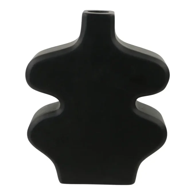 Vase noir Salina