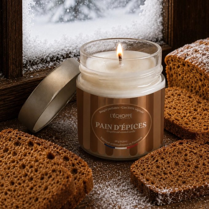 Bougie parfumée Pain d'Epices 180g