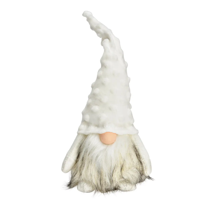 Lutin en textile blanc