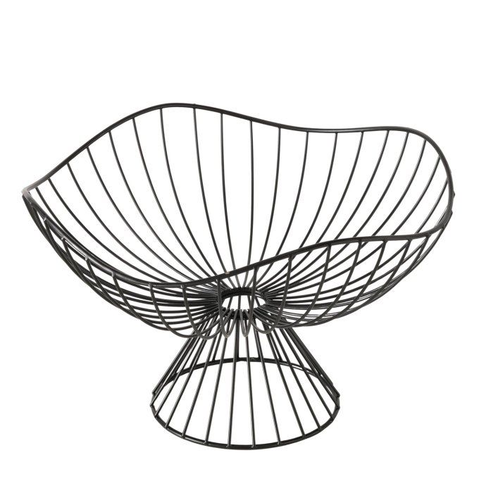 Coupelle en métal noir