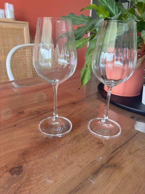Boîte de 6 verres à pied Astral 40cl en cristallin
