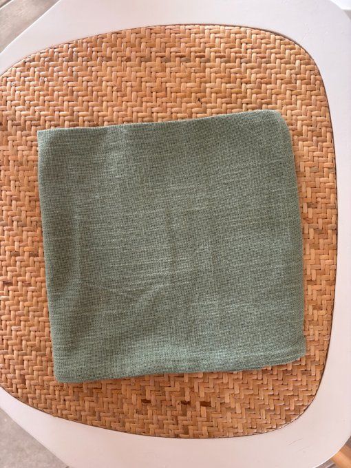 Serviettes vertes, lot de 2