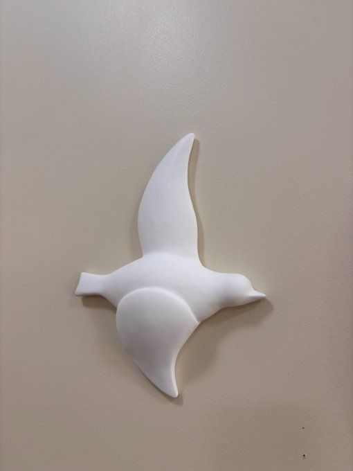 Oiseaux à accrocher blanc