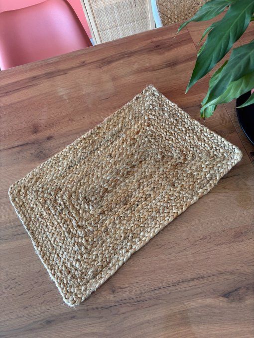 Set de table jute rectangulaire