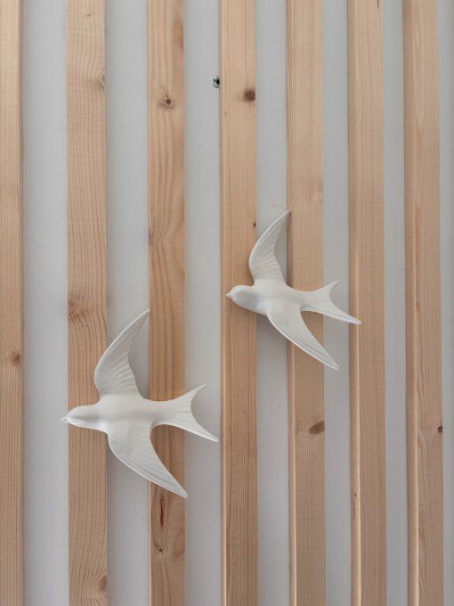 Déco oiseau blanc