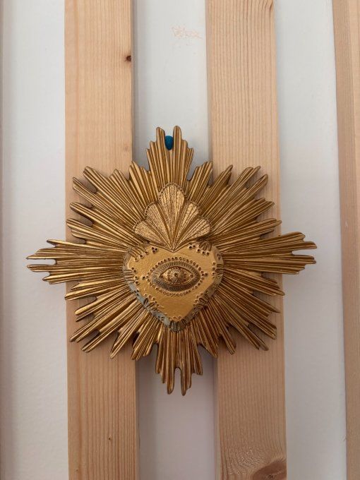 Déco ex voto oeil doré