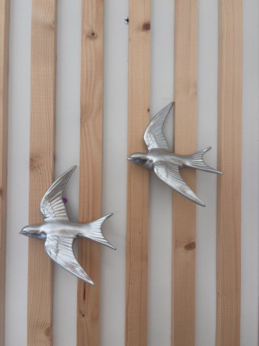 Déco oiseau doré à l'unité 