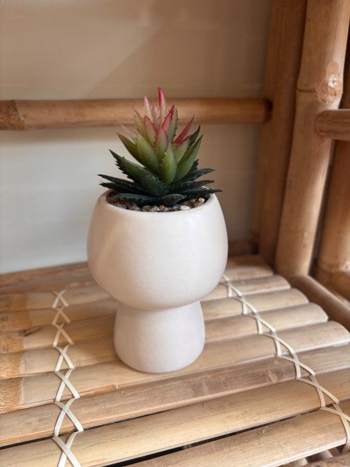Plante artificielle pot en céramique