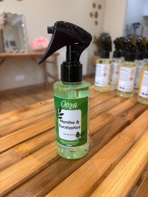 Spray d'ambiance menthe et eucalyptus 150 ml