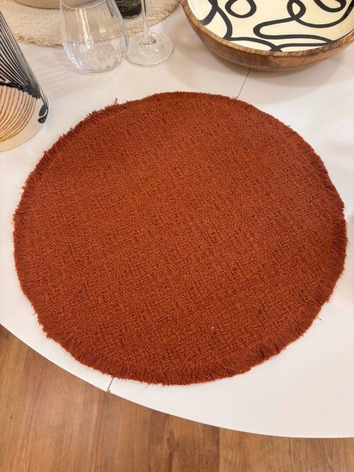 Set de table terracotta