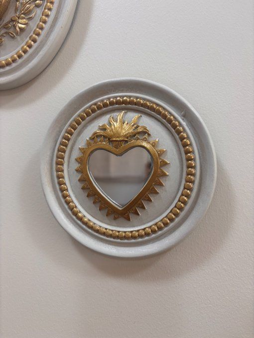 Déco murale ex voto crème