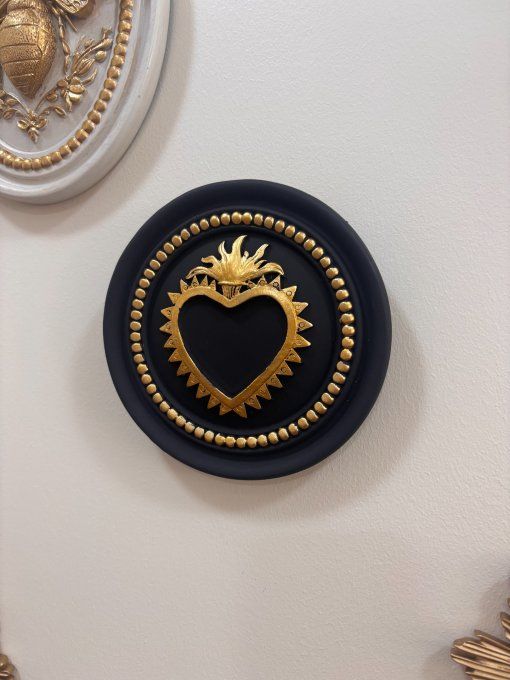 Déco murale ex voto noire