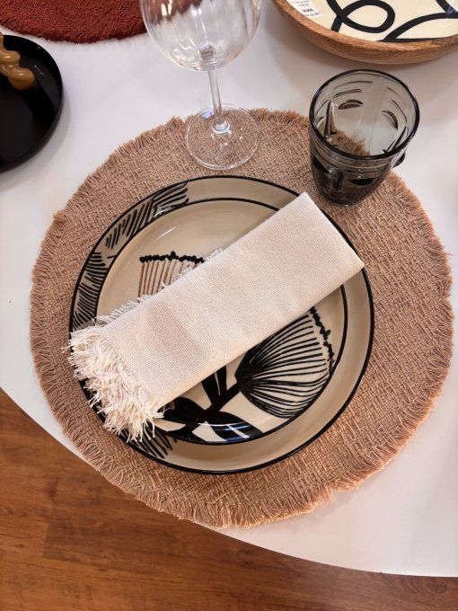 Set de table beige