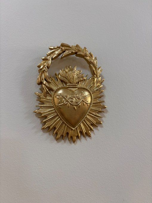 Ex voto couronne doré 